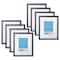 8 Pack: Narrow Belmont Frame with Mat by Studio Décor®